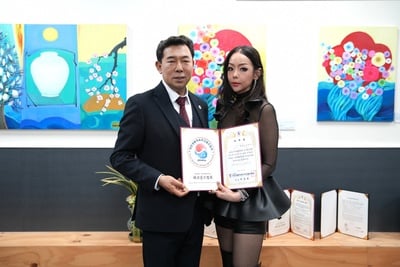 [NP포토]김보미, 파크골프협회 홍보대사 위촉