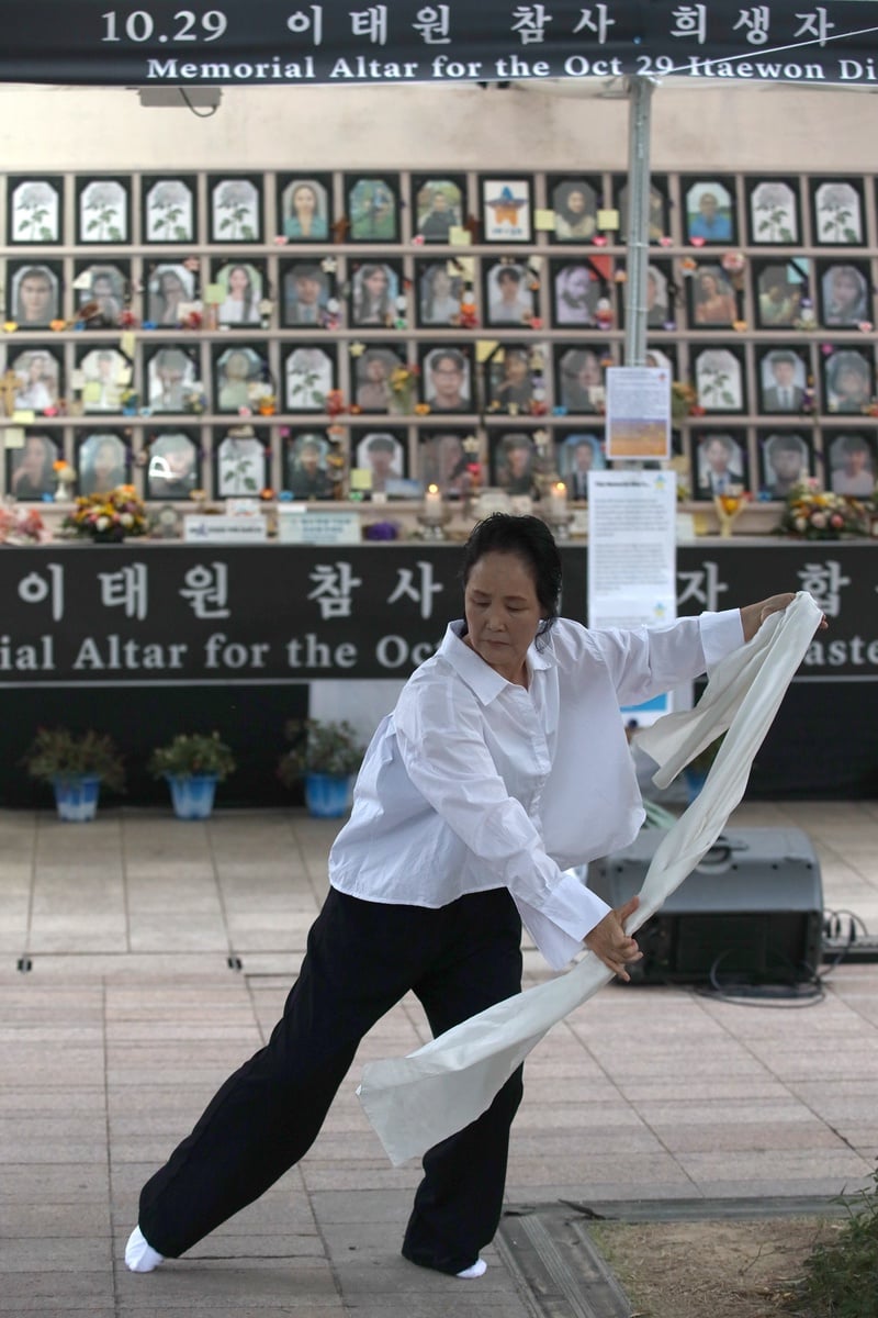 장순향 - 이태원 참사 추모 위령제에서