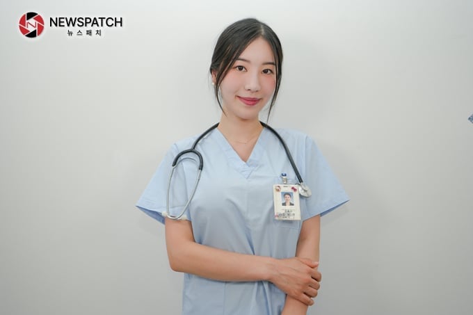 모델 송&에이전시 대표이자, 간호사 김보연  [사진=신재철]